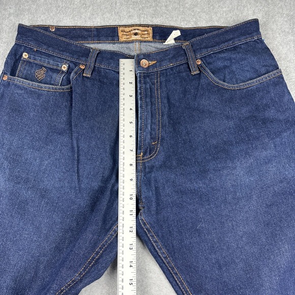 VTG Rocawear Jeans Mens 36x34 Dark Baggy Y2K Straight Skate Denim Grunge Hip Hop - Picture 7 of 10